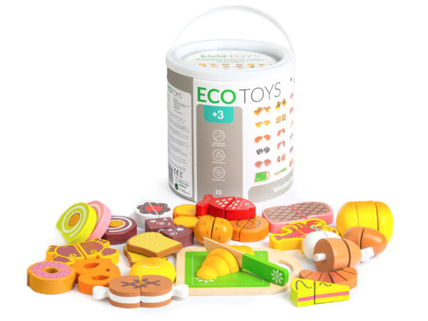 Mat for skjæring i tre 23 stykker ECOTOYS