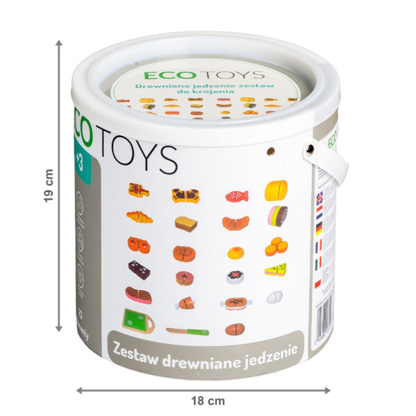 Mat for skjæring i tre 23 stykker ECOTOYS - Bilde 5