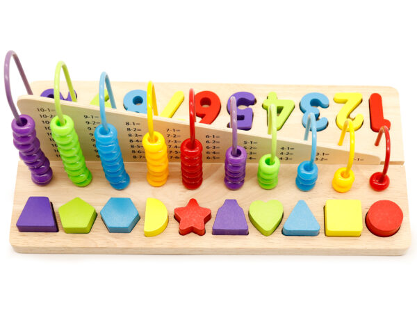 Pedagogisk leke kuleramme tallklosser ECOTOYS - Bilde 4