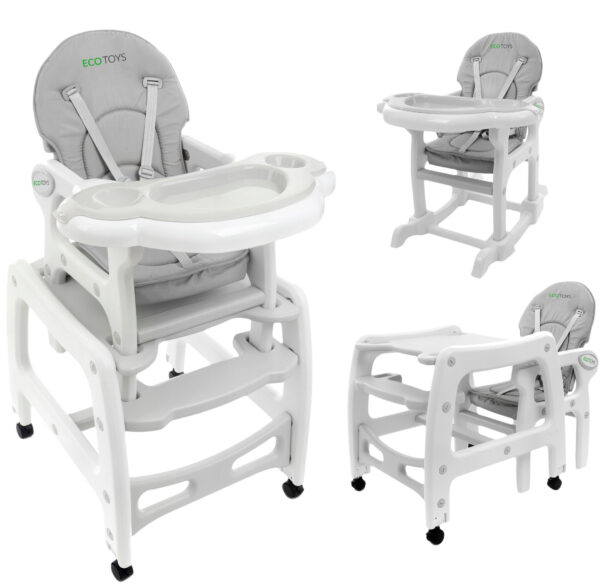 3i1 barnestol matesete gyngestol med bord ECOTOYS - Bilde 6