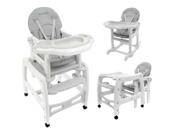 3i1 barnestol matesete gyngestol med bord ECOTOYS - Bilde 7