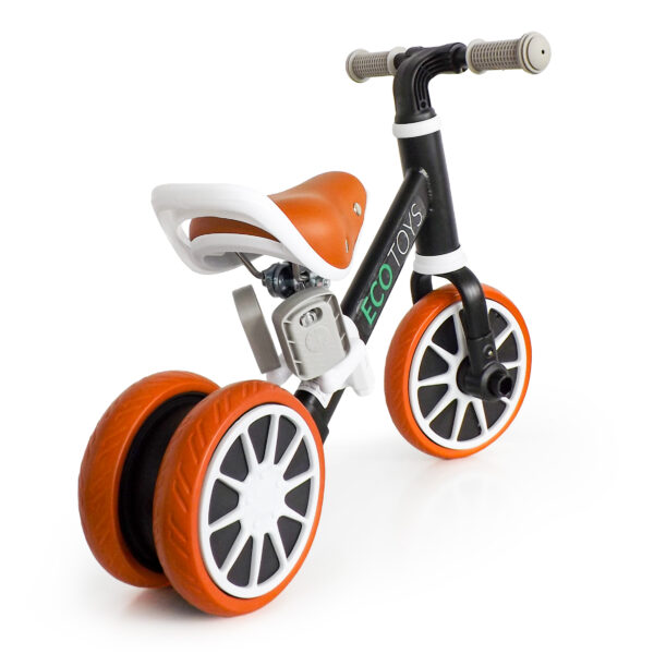 Løpesykkel med pedaler 2i1 ECOTOYS Svart - Bilde 6