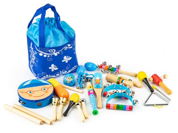Musikksett 16 instrumenter for barn og veske ECOTOYS - Bilde 3