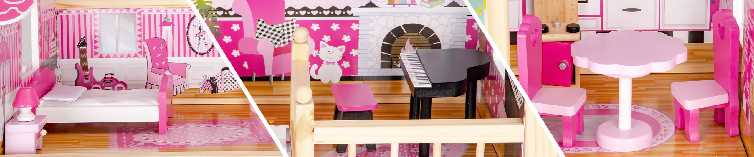 Tredukkehus møbler ECOTOYS - Bilde 7