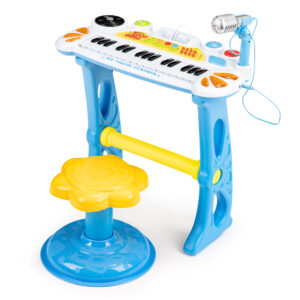 Keyboard med mikrofon mp3 Blå