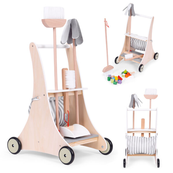 Trehjulvogn rengjøringssett ECOTOYS