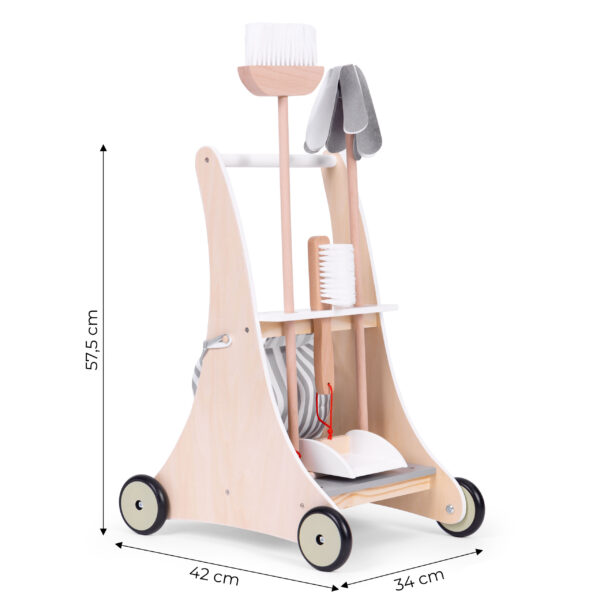 Trehjulvogn rengjøringssett ECOTOYS - Bilde 8