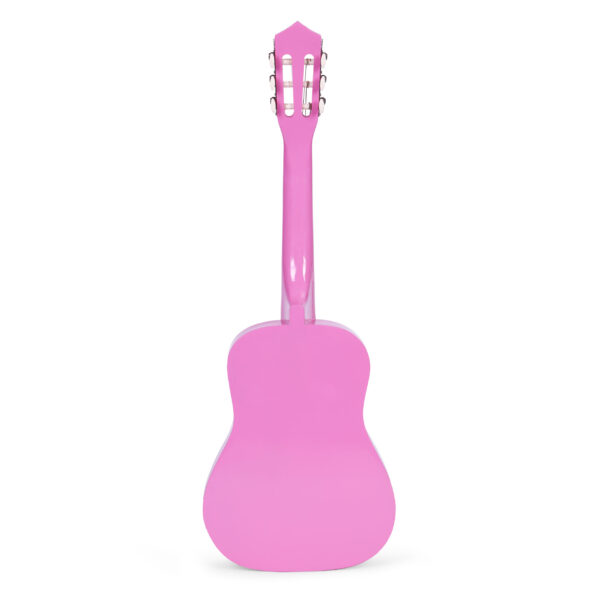 Gitar for barn stor 30 tre 6 strenger metall og nylon ECOTOYS Rosa - Bilde 5