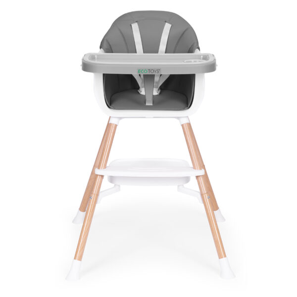 Spisestol 2-i-1 ECOTOYS Grå - Bilde 2