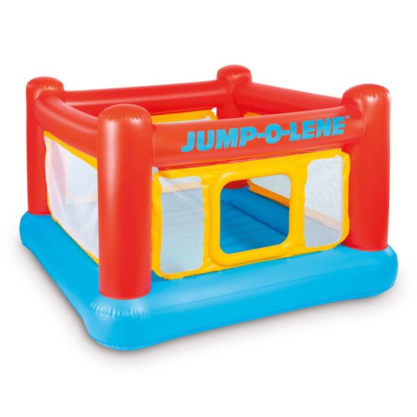 Oppblåsbar trampoline Slott 174 x 174 x 112 cm 48260 INTEX