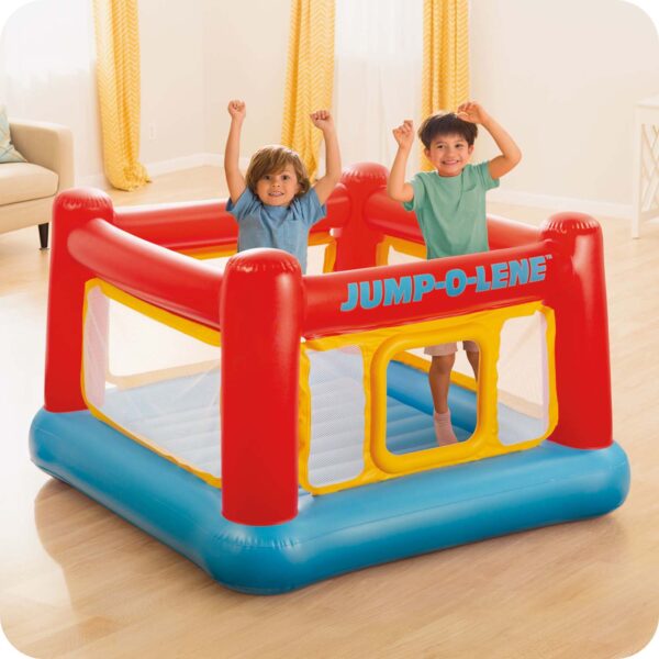 Oppblåsbar trampoline Slott 174 x 174 x 112 cm 48260 INTEX - Bilde 2