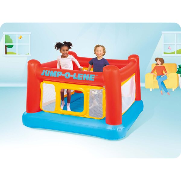Oppblåsbar trampoline Slott 174 x 174 x 112 cm 48260 INTEX - Bilde 3
