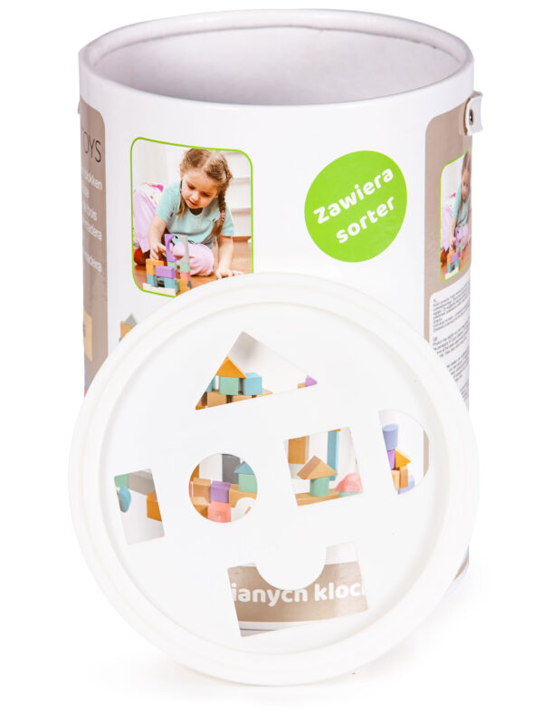 Treklosser 100 stk bøtte og sorter ECOTOYS - Bilde 2