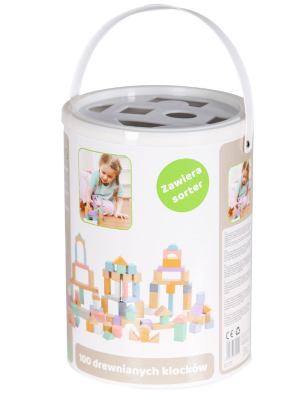 Treklosser 100 stk bøtte og sorter ECOTOYS - Bilde 3