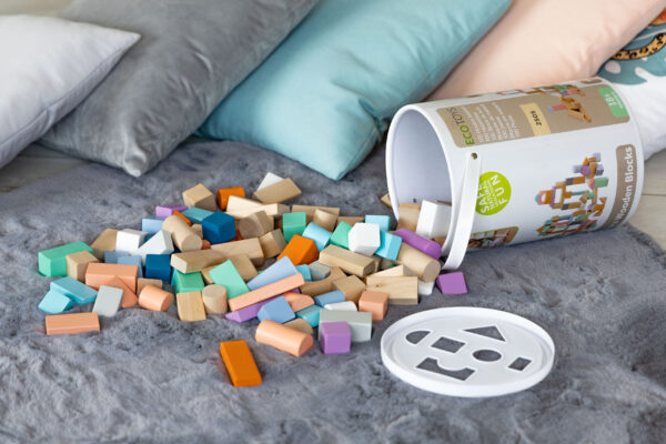 Treklosser 100 stk bøtte og sorter ECOTOYS - Bilde 4