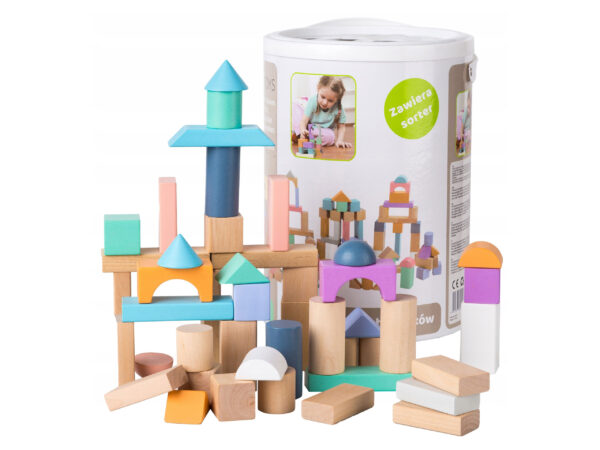 Treklosser 100 stk bøtte og sorter ECOTOYS - Bilde 7