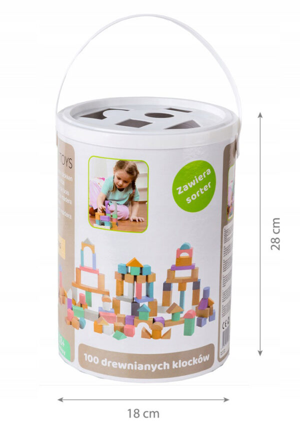 Treklosser 100 stk bøtte og sorter ECOTOYS - Bilde 8