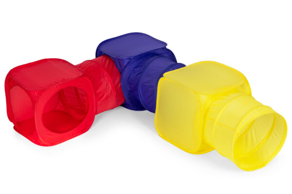 Selvoppsettende leketelt for barn 6 elementer tunneler terninger IPLAY - Bilde 3