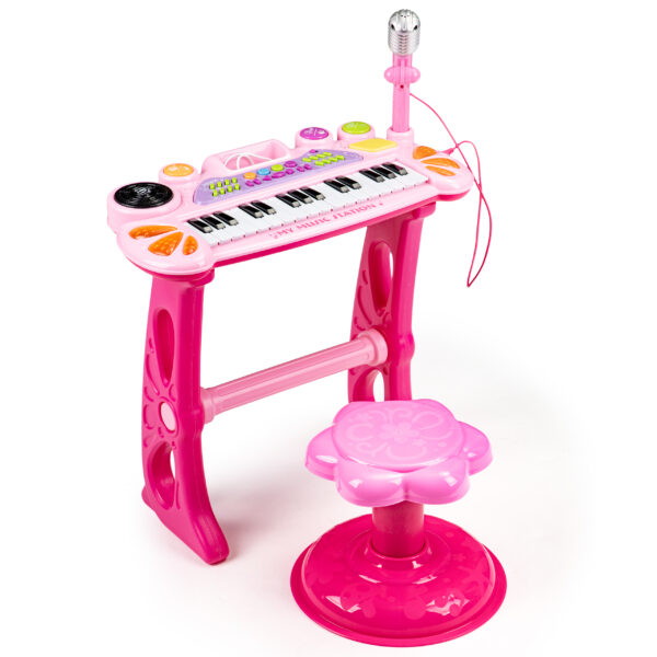 Keyboard piano med mikrofon mp3 Rosa - Bilde 2