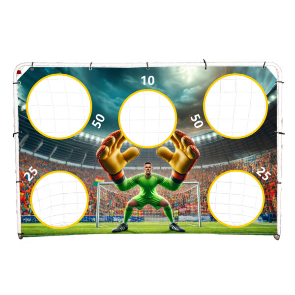 Fotballmål for trening med presisjonsmatte 180x122 cm - Bilde 2