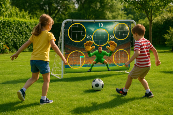 Fotballmål for trening med presisjonsmatte 180x122 cm - Bilde 7