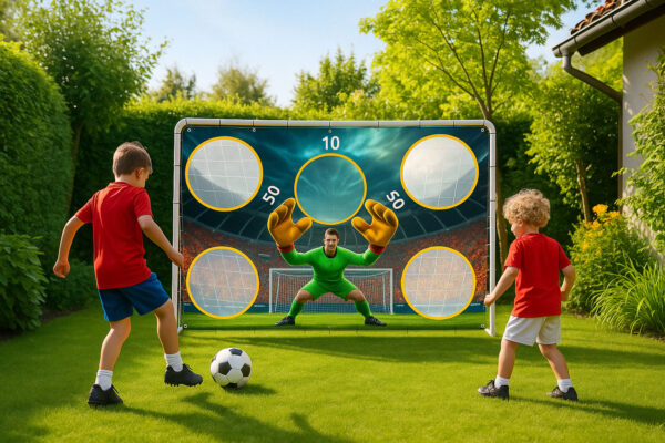 Bramka piłkarska treningowa + mata celnościowa 180x122 cm MultiGarden - Bilde 7