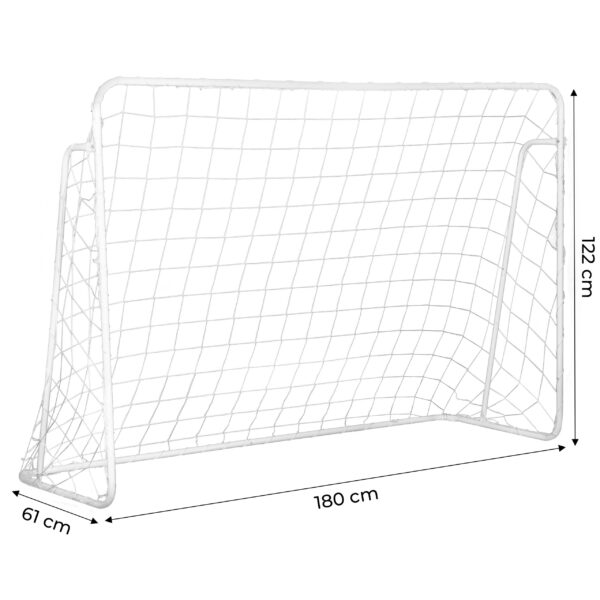 Bramka piłkarska treningowa + mata celnościowa 180x122 cm MultiGarden - Bilde 8