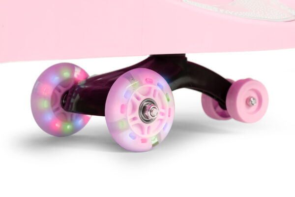 Svingbil for barn LED hjul ECOTOYS Rosa - Bilde 3