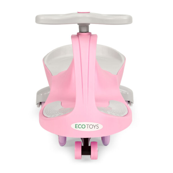 Svingbil for barn LED hjul ECOTOYS Rosa - Bilde 5