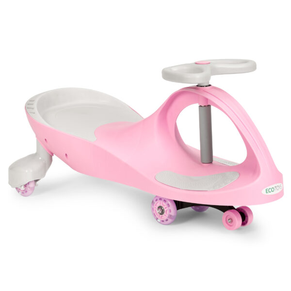 Svingbil for barn LED hjul ECOTOYS Rosa - Bilde 8