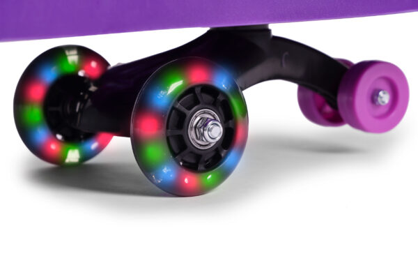 Svingbil for barn LED hjul ECOTOYS Fiolett - Bilde 3