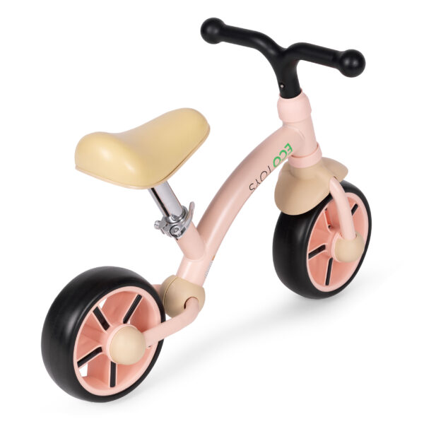 Balansesykkel for barn EVA-hjul justerbart sete ECOTOYS Rosa - Bilde 5