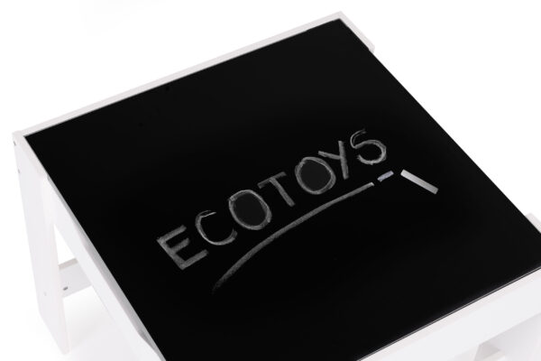 Barnemøbelsett bord 2 stoler og krittavle ECOTOYS - Bilde 5