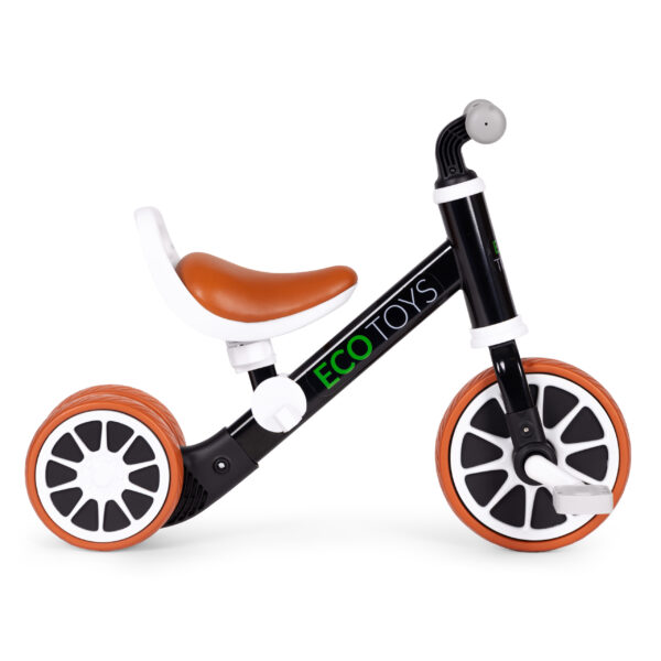 Løpesykkel gåbil med pedaler 2i1 ECOTOYS Svart - Bilde 3