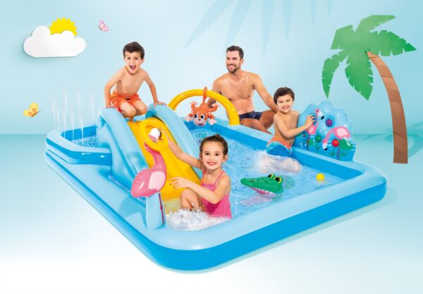 Bassenget vann lekeplass barnebasseng sklie INTEX 57161 - Bilde 9