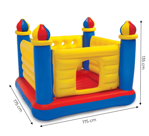 Oppblåsbar trampoline Slott for barn 174 x 174 x 135 cm 48259 INTEX - Bilde 6