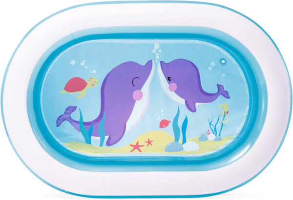 Oppblåsbart basseng barnebasseng oval 163x109x46 cm INTEX 57482 - Bilde 9
