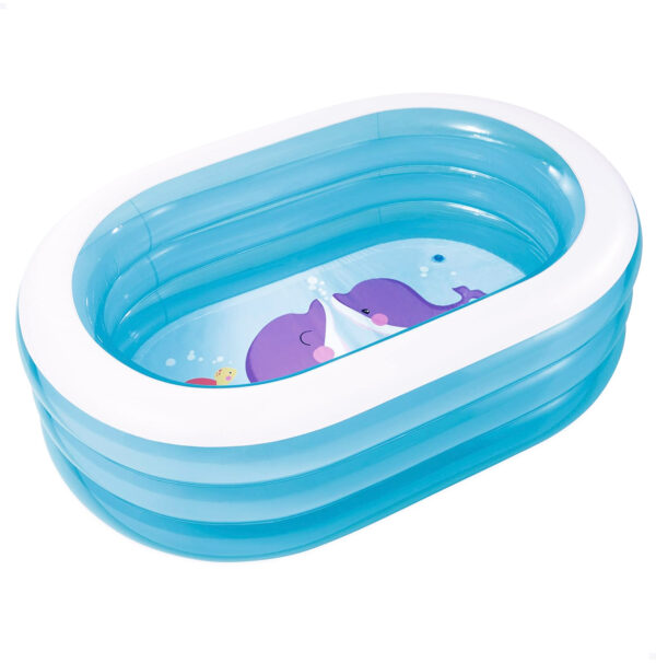 Oppblåsbart basseng barnebasseng oval 163x109x46 cm INTEX 57482 - Bilde 2