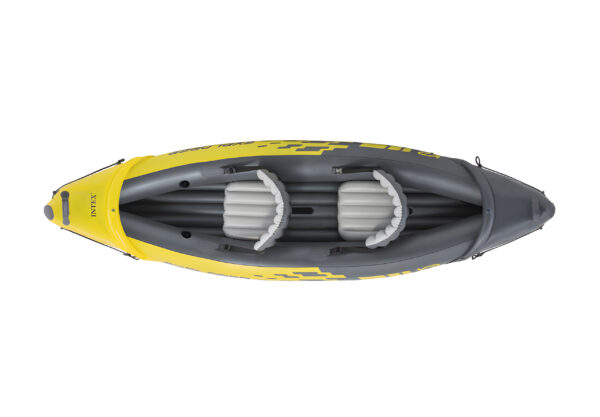 Oppblåsbar kajakk Explorer K2 for 2 personer årer + pumpe INTEX 68307 Gul - Bilde 2