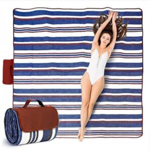 Strandmatte piknikteppe sandbestandig 150x200 cm vanntett XXL MATA05