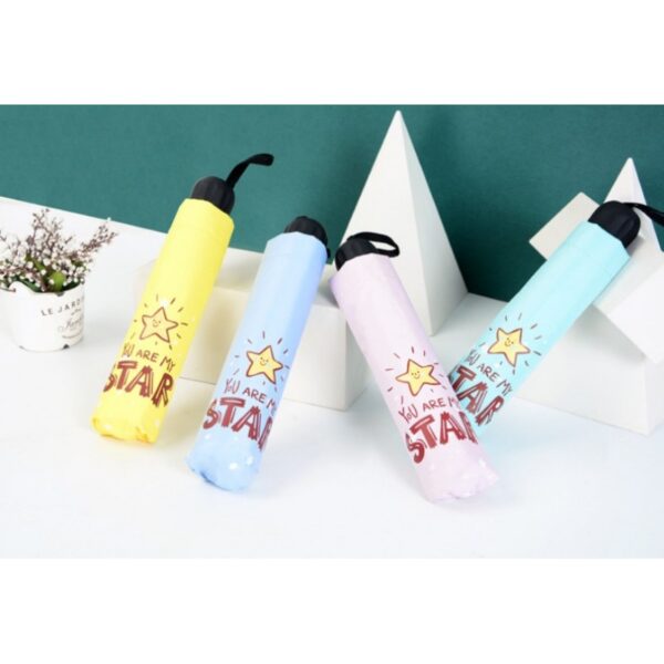 Parasol umbrella Star turkus PAR06M - Bilde 3