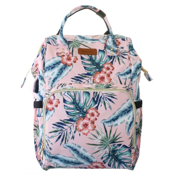 Torba, organizer do wózka plecak dla mamy Różowy 42x26x19cm PL152R - Bilde 2