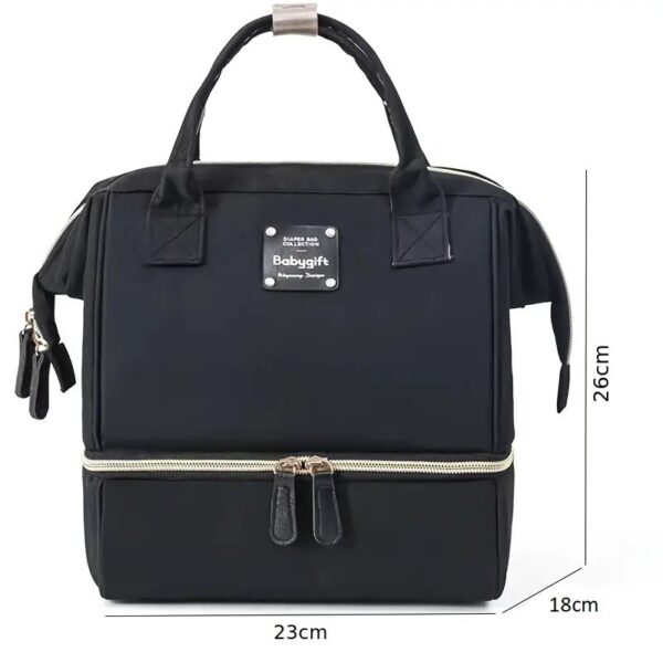Torba, organizer do wózka 2 komory 26x23x18cm czarna PLM29CZ - Bilde 4