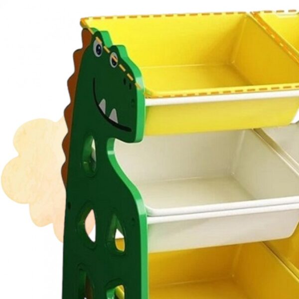 Plastikowy regał, szafka z koszyczkami Dinozaur 62x64x30cm PO17 - Bilde 5