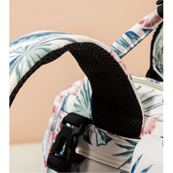 Veske organizer til barnevogn ryggsekk for mamma 42x26x19 cm PL152 Krem - Bilde 8