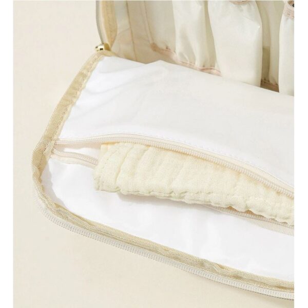 Veske organizer til barnevogn ryggsekk for mamma 42x26x19 cm PL152 Krem - Bilde 6