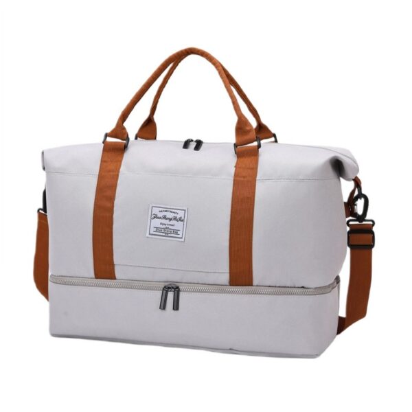 Sett reiseveske med to rom med toalettmappe 51x25x39cm T263SZ - Bilde 2