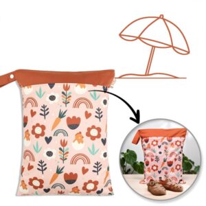 Vanntett bag organizer pose til barnevogn for tøfler til barnehage 30x40 cm WB03