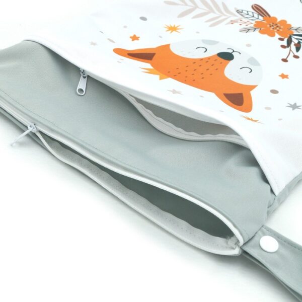 Vanntett veske organizer pose til barnevogn for tøfler til barnehagen 30x40 cm WB04 - Bilde 4