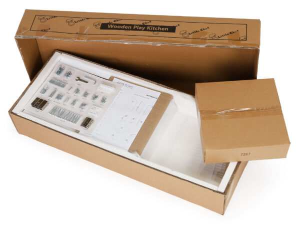 Stort trekjøkken for barn ECOTOYS Hvit - Bilde 8